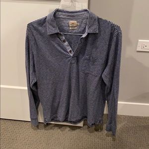 Faherty long sleeve polo